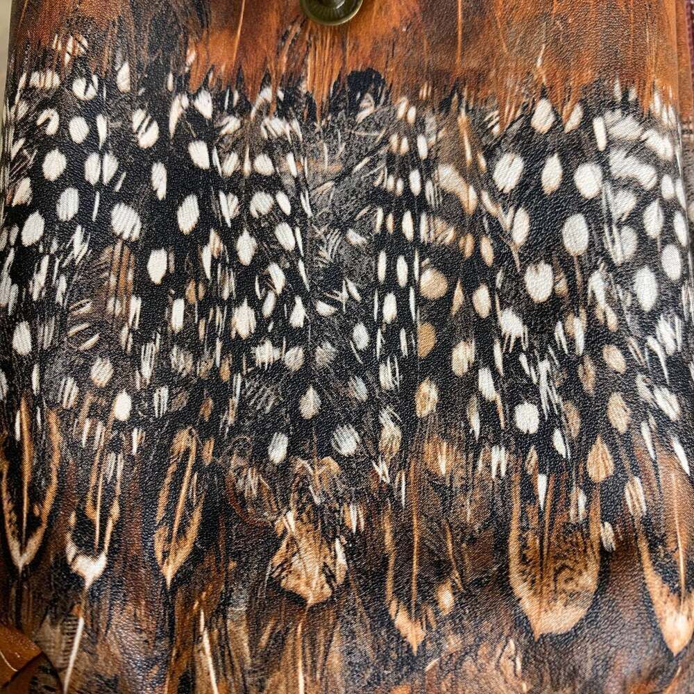 The Sak Leather Smartphone Wristlet Wallet with Pheasant Feather Motif - Picture 5 of 5